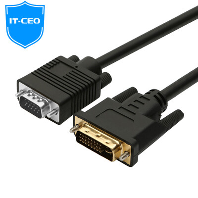 

ИТ генерального директор V08HD-Р HDMI к DVI HD линия DVI (24 + 1) стандартной длиной кабеля HDMI 1,8 м высевает черную голову (мужчины)