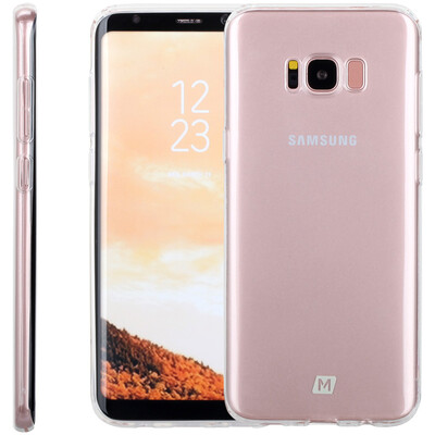 

MOMAX MOMAX Samsung S8 mobile phone soft shell S8 transparent soft shell Galaxy S8 all-inclusive drop protection cover transparent white