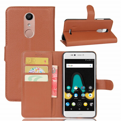 

GANGXUN Wiko uPulse Lite Case High Quality PU Leather Flip Cover Kickstand Anti-shock Wallet Case for Wiko uPulse Lite