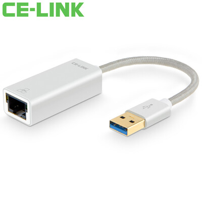 

CE-LINK USB3.0 к RJ45 кабель разъема USB кабель 3 Gigabit Ethernet T4 HUB / разветвитель / ступица конвертер карт Apple Mac внешний серый A1912