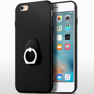 

BIAZE Apple 6S 6Plus Phone Case Case iPhone6S 6Plus Texture Film Data Cable Texture Black Shell Bracelet