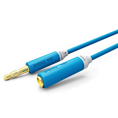 

Wins (shengwei) AC-2020E 3,5 мм стерео аудио удлинитель мужской до женского удлинителя для наушников 2 метра водяной синий