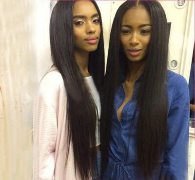 

Fashion Natural Straight Brazilian Hair Full Lace Human Hair Wigs For Black Women