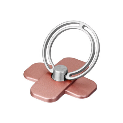 

MOMAX MOMAX PS1L2 multi-function mobile phone bracket metal finger buckle portable car lazy stent phone flat plate general rose gold