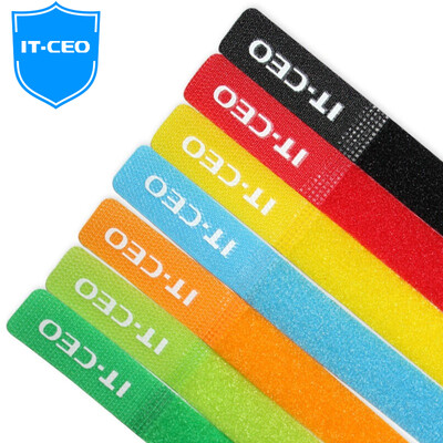 

IT-CEO V724 Velcro Striped Tie Tie Bundle Ленточная ленточная лента Лента Лента Лента Лента Лента Лента Лента Лента Лента Лента