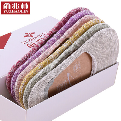 

Jingdong supermarket] Yu Zhaolin [6 pairs of equipment] Y226A2 socks female summer ladies thin section of national wind cotton sports socks are