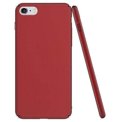 

YOMO Apple iPhone6 ​​plus / 6s plus phone case phone case all-inclusive skin feel frosted hard shell Chinese red