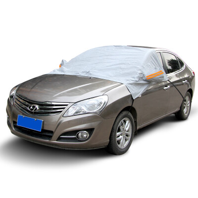 

Fun car front windshield anti-skid standard car sedan four seasons common sun sun shade rain cloth plus cashmere half