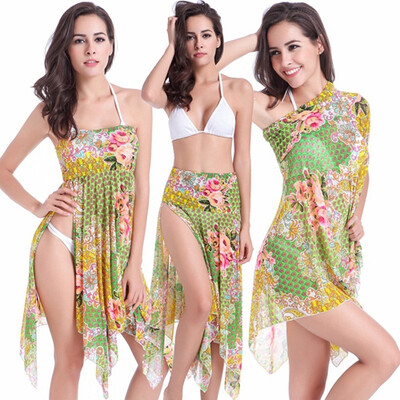 

Multi wear Crochet Beach dress mesh-made infinite Convertible Dress Beachwear Cover ups S.M.L.XL