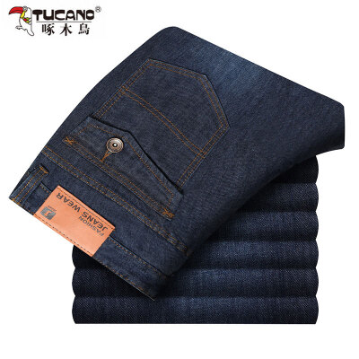 

Woodpecker TUCANO jeans men loose business casual straight casual shoes 17036ZM015 possession of blue 40