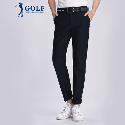 

Golf (GOLF) casual pants male 2017 summer new men's casual straight Slims SX075010M deep treasure blue 31