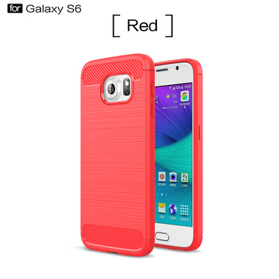 

GANGXUN Samsung Galaxy S6 Чехол против скользкой царапины Легкая мягкая задняя крышка из кремния для галактики S6 G920