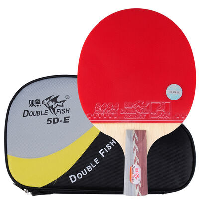 

Pisces table tennis racket shot straight shot 5 star five-star troop racket 5D-E short handle