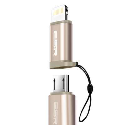 

ESR Micro USB to Lightning adapterchampagne gold