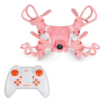 

ATTOP TOYS mini remote control aircraft four-axis handheld drone office decompression toy mini remote control aircraft (built-in aerial photography) pink