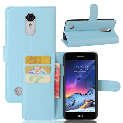 

GANGXUN LG K4 2017 Case High Quality PU Leather Flip Cover Kickstand Anti-shock Wallet Case for LG K4 2017