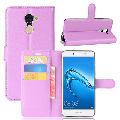 

GANGXUN Huawei Y7 Prime Case High Quality PU Leather Flip Cover Kickstand Anti-shock Wallet Case for Huawei Enjoy 7 Plus