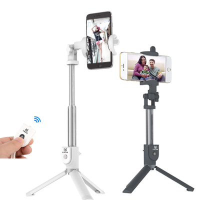 

ESCASE self-timer lever ZPG-03 self-timer selfie Stick Bluetooth self-timer artifact tripod self-timer lever 360 degree rotation foldable pearl white