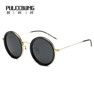 

PuLeeBumG retro ancient prince mirror male and female polarized polarized sunglasses anti-ultraviolet sunglasses driving mirror P9