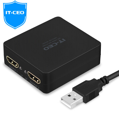 

IT-CEO Y3FP-2 HDMI Splitter 1 in 2 out of 1 in 2 out of 1 2 4K Digital HD Video Splitter Laptop Connection Projector Display Black