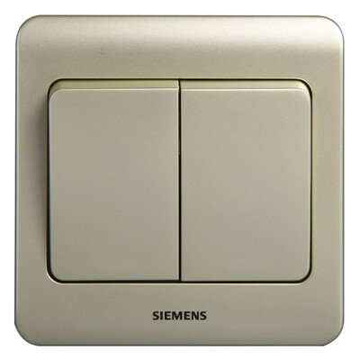 

Siemens SIEMENS 5TA02111CC133 double open single control remote switch socket gold brown