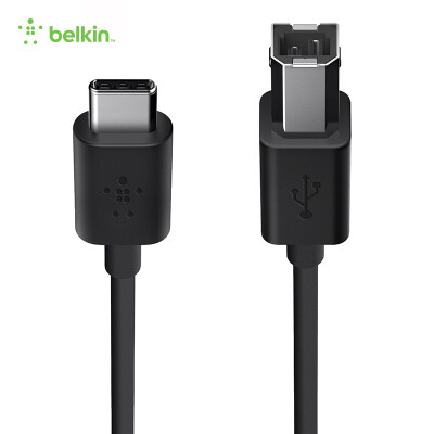 

Белкин типа с / USB-B Экспедирование USB-C телефонная линия / черный зарядный кабель 1,8 м