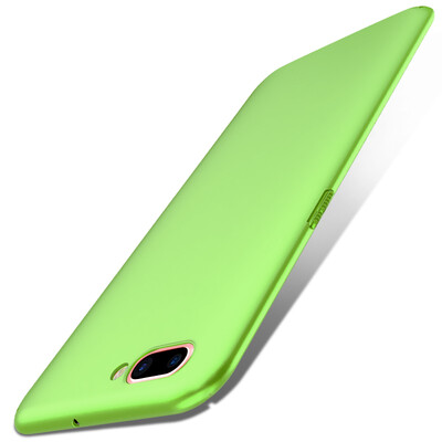 

KOOLIFE OPPOR11 mobile phone case frosted allied protective cover hard shell shell anti-crash shell for oppo r11 simple series - green