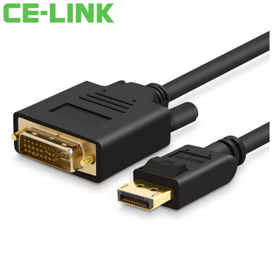 

CE-LINK DP to DVI high-definition line 8 meters 12 version of the DP to DVI cable conversion line HD TV monitor projector line 1607