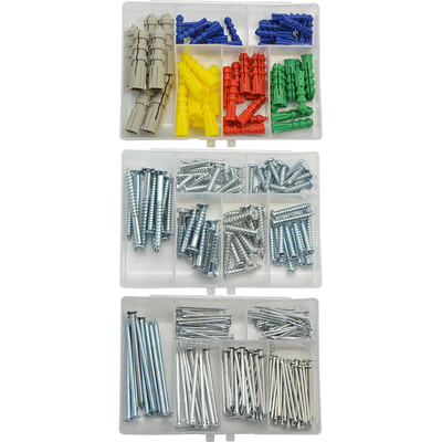 

Kraft Weil expansion screw wood nail screw steel nail nail set 320PC NF2674