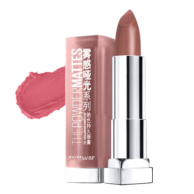 

Maybelline (MAYBELLINE) ошеломляющее чувство Помады из тумана матовой серии N08PM 3,9 г (Chen Weiting высокой холодная помады старые и новые упаковки)