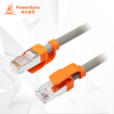 

(PowerSync) CLN7GAR8300 семь типов двойной экранированной витой пары Гигабитная никелированная медная гибка инженерной линии серого 30-метрового кабеля