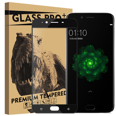 

KOOLIFE OPPOR9S Полноэкранный закаленный полноэкранный стеклянный фильм Full Cover Phone Protector для oppo r9s-black