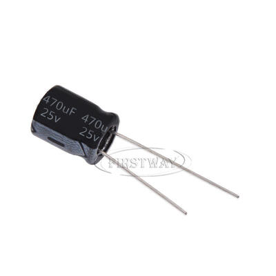 

20pcs/lot 25V470UF 8*12mm 470UF 25V 8*12 Electrolytic capacitor new original free shipping