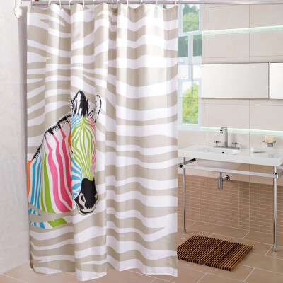 

【Jingdong Supermarket】 Bao Youyi Bath Curtain Thickening Waterproof Moisturizing Shower Curtain Ribbon Shower Ring Bathroom Shower Cord Tree DQ-YL21-3