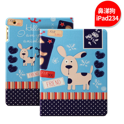 

iPad4 Case ipad3 Чехол ipad2 Tablet PC Leather Sleeve Cartoon Sleeping All-Inclusive Case