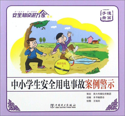 

中小学生安全用电事故案例警示漫画手册/安全知识进万家系列