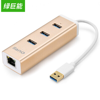 

Зеленый Juneng (Llano) Type-C к USB HUB концентратор USB разветвитель-C сетевой интерфейс USB конвертер Macbook Apple, ноутбук аксессуары металлическое серебро