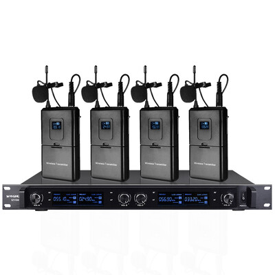 

Dual-Connaught U5100 Wireless Microphone Microphone One-Tailed Four-Legged Lapel Microphone Conference Training Host