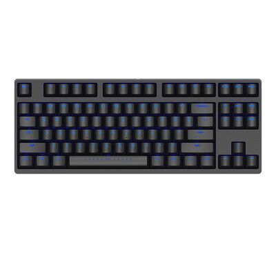 

Magic duck M1S blue backlit 87 key original Cherry cherry axis game mechanical keyboard green axis