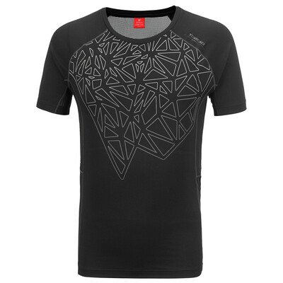 

Pathfinder TOREAD spring and summer outdoor men's running stretch quick-drying short-sleeved T-shirt KAJF81550 black M