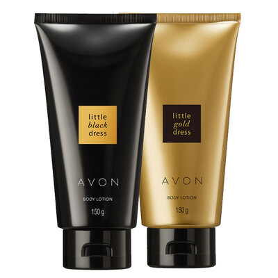 

Avon AVON small black dress classic body suit gold skirt body 150g black skirt body 150g body milk body lotion