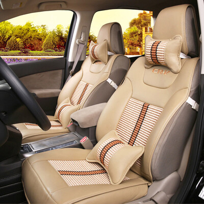 

Huashi Nissan Qijun cushion 14 new Qijun car seat four seasons universal all-round cushion seat cover modified Qijun special ice silk luxury models - Bentley