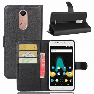 

GANGXUN Wiko uPulse Lite Чехол из высококачественной кожи PU с флип-чехлом Kickstand Anti-shock Кошелек для Wiko uPulse Lite