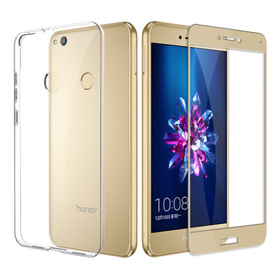 

【Shell film set】 glory 8 youth version of the phone shell to send full-screen gold-plated film Huawei cell phone sets all-inclusive drop series soft shell / transparent