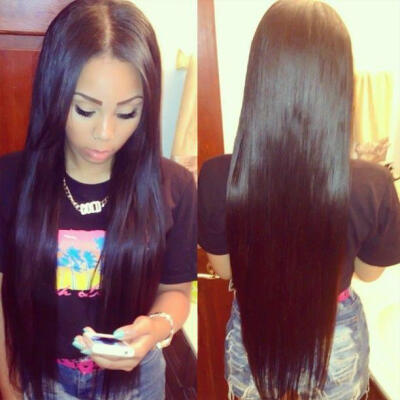 

Top Quality 26 inches 130% Density Silky Straight Glueless Full Lace Wig