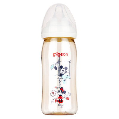 

Pigeon bottle AA164 Disney natural wide-angle PPSU painted plastic baby bottle 240ml with  pigeon pacifier Mickey Minnie - dating