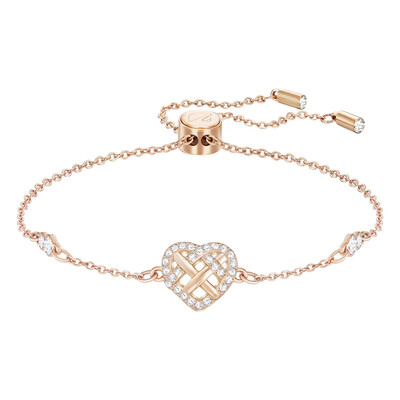 

SWAROVSKI Swarovski Greeting Rose Gold Plated Heart Bracelet 5368099