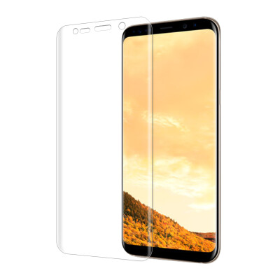 

2 Pack] Lonkey Samsung S8 + mobile phone film G9550 full-screen cover film TPU non-steel film protective film for Samsung Galaxy S8