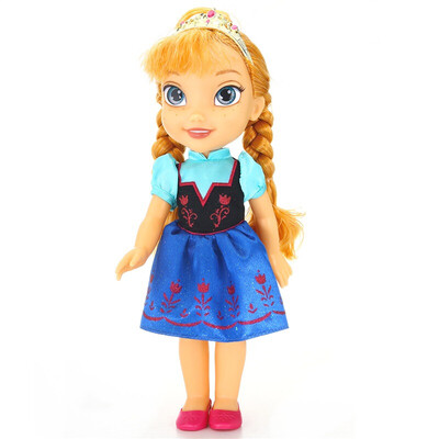 

серия Дисней (Disney) Замороженная девочка девушка играть дома детских игрушки Барби куклы кукла кукла модели Olaf и принцесса Анна 31069