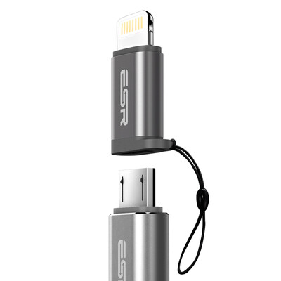 

ESR Micro USB to Lightning adaptergray
